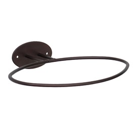 Iyulania Football Holder Wall Mount, Sturdy Metal Sports Ball Storage Rack with Two Poles, Soccer Wall Decor Ball Organizer for Garage/Boys Bedroom, Bronze