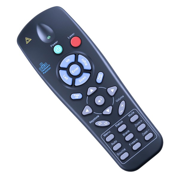 Replacement Projector Remote Control fit for Vivitek/Promethean/ViewSonic/Multimedia DLP Projectors D7