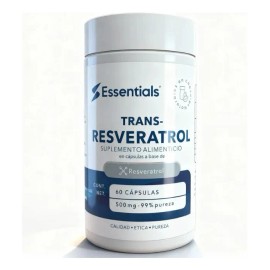 Essentials Trans Resveratrol 60 Capsulas