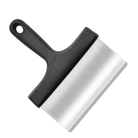 SAVITA Heavy Duty Grill Scraper, Stainless Steel Grill Scraper Food Scraper Grill Scraper Tool with Handle, Steel Griddle Scraper Grill Griddle Spatula Scraper, Barbecue Grill Scraper Clean Tool