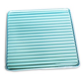 Gel Ovations Ripple Gel Pad | Ridge Design for Better Airflow & Comfort | Pressure Relief Cushion for Wheelchairs, Mobility Scooters and Chairs | Low Profile (10mm Thick) | 12x8.5" (320x220mm)