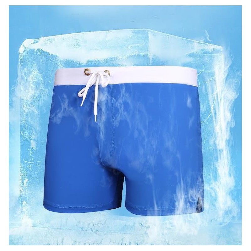 Swimwear Men Swimsuits Swim Brief Bikini Square Cut Trunks Bathing