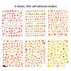 Winstonia 550+ Pcs Fall Autumn Nail Stickers for Easy Manicure