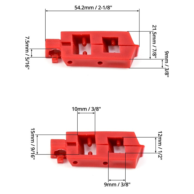QWORK Circuit Breaker Lockout, 10 Pcs PA Nylon Energy Isolation