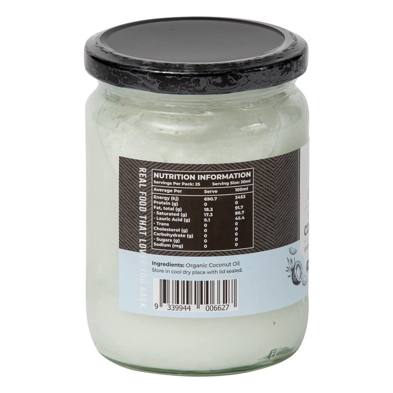 Honest to Goodness Organic Coconut Oil Virgin, 500 ml