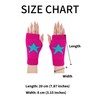 yolrdiw Women's Therian Star Fingerless Gloves Wrist Length Knitted Mitten