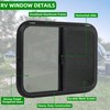RV Window,24"W x 20"H Horizontal Sliding Replacement RV Window for