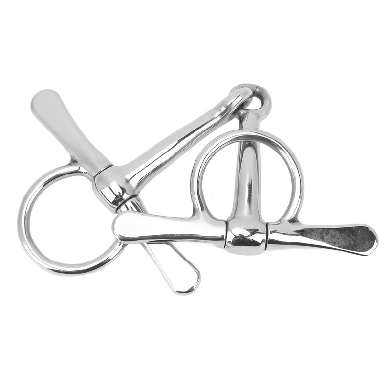 Full Cheek Horse Snaffle Stainless Steel Horse Mouth Bit Garden