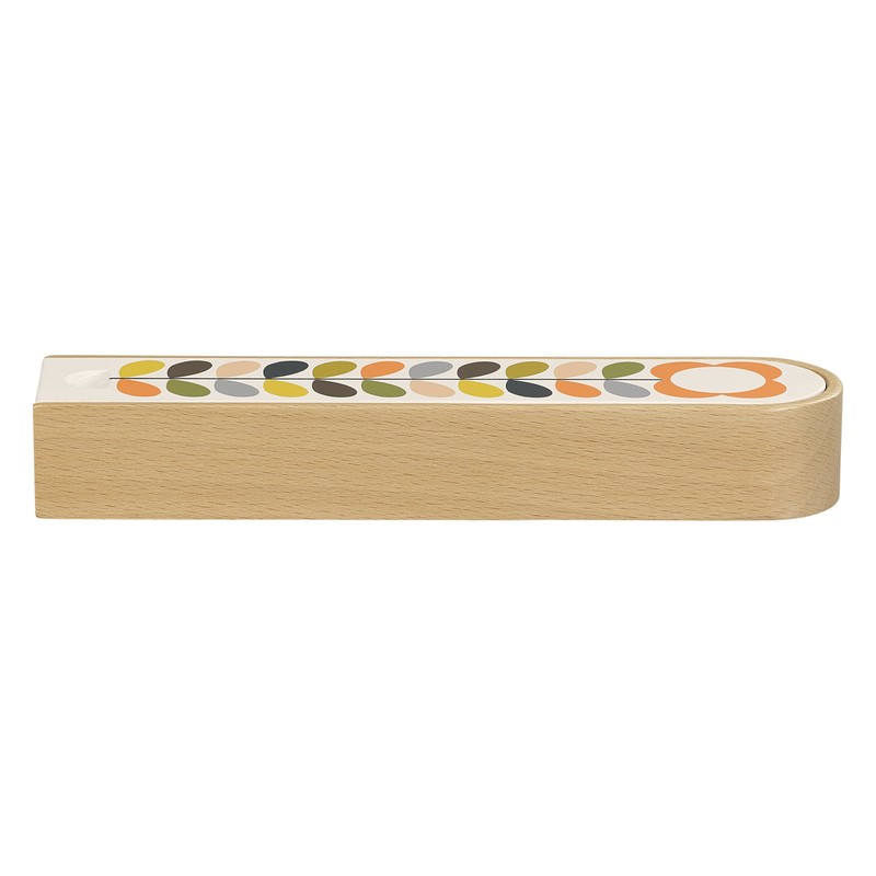 Orla Kiely | Wooden Pencil Box | Sliding Lid |