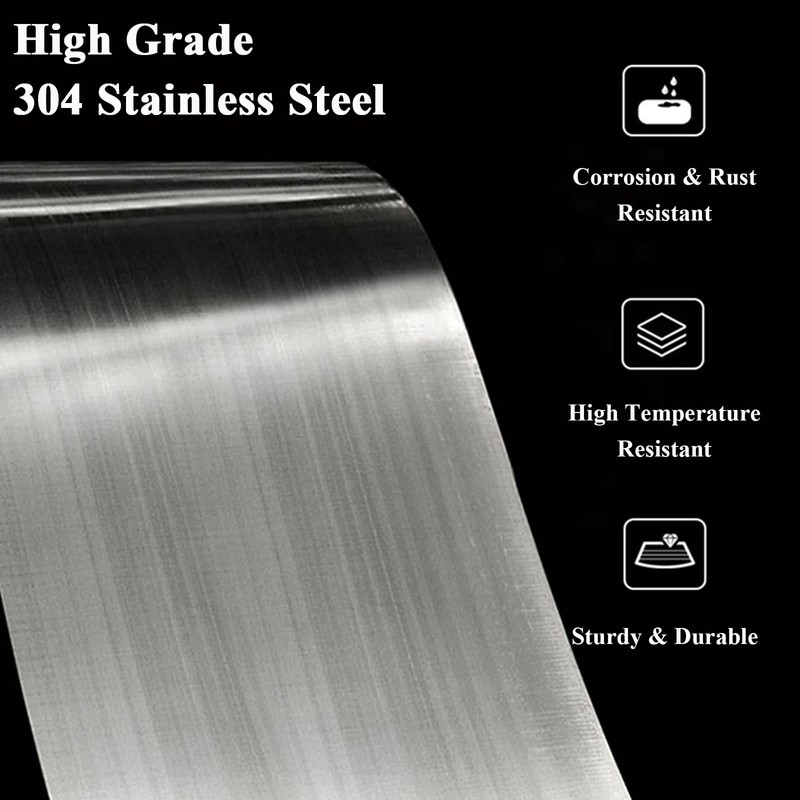 Splatter Guard for Stove 2 Pack 2-Sided Foldable Stainless Steel