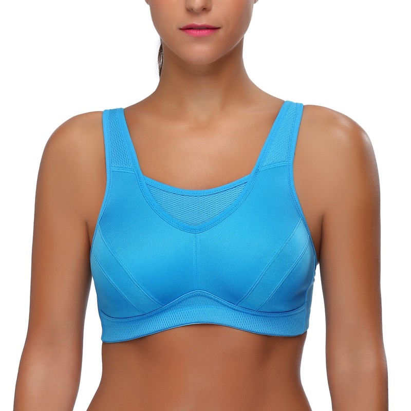 WingsLove - Brasier Deportivo para Mujer, Cobertura Completa, de Alto