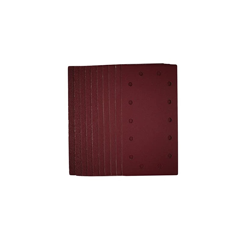 Draper 55866 1/2 Sanding Sheets with Hook and Loop, 115