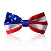HERSAUL Men's American Flag Bow Tie, Adjustable USA Patriotic Bow