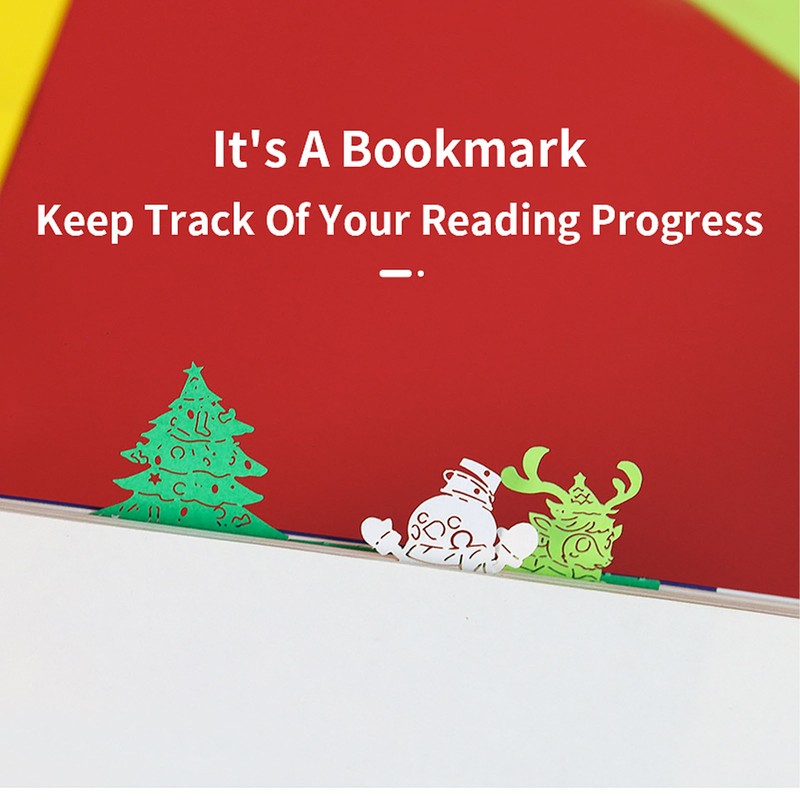 Christmas Tree 3D Memo Pad Innovative Paper Carving Art 3D