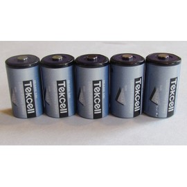 Tekcell 5-3.6 Volt 1/2 Aa Tekcell Lithium Wireless Adt Alarm Batteries