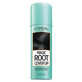 L'Oreal Paris Magic Root Cover Up Gray Concealer Spray Black 2 oz.(Packaging May Vary)