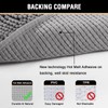 Smarcute Luxury Bath Mat for Bathroom Chenille Bathroom Mat Water