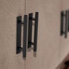 kwa heri Self-Stick Push Pull Helper Black Hidden Cabinet Handles