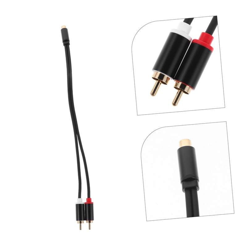 CHILDWEET RCA Audio Splitter Cable Y Adapter with Gold Plated