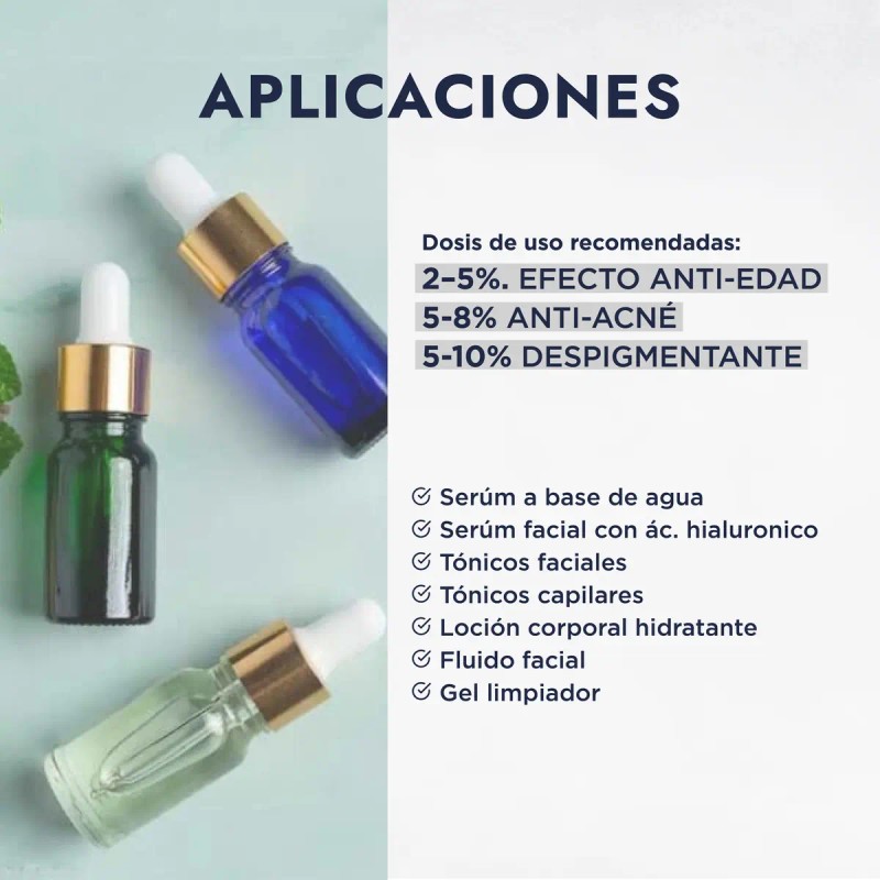 Hebbe Niacinamida 500g Vitamina Piel Grasa Facial Antiedad