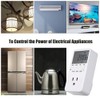 Digital Timer Switch Socket LCD Display Plug-in Programmable Time Switch