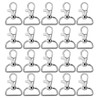 50Pcs 1 inch Inside Diameter Keychain Hooks D-Ring Lobster Clasp