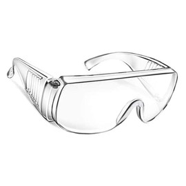 Anleikf Goggles, Protective Glasses, Safety, Dustproof, Splash Prevention Glasses, Overglasses, Anti-Fog, Protective Eye Goggles, Wearable, Shockproof, Pollen, Transparent, Lightweight, Disaster