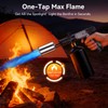Kimmzii Propane Torch with Felt Storage Pouch, One-Tap Max Flame,