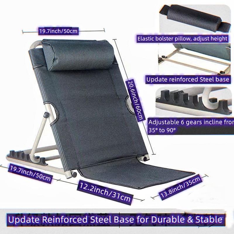Jarler Bed Backrest Adjustable Chair - Lifting Folding Bed Back