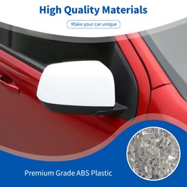 PDKLIN for Colorado Outside Mirror Cover Trim Cap for Chevy Colorado GMC Canyon 2014-2022 White Exterior Accessories 2pcs