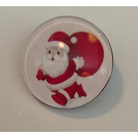 NOOSA 18mm Snap Bead - Snowman with Present Bag