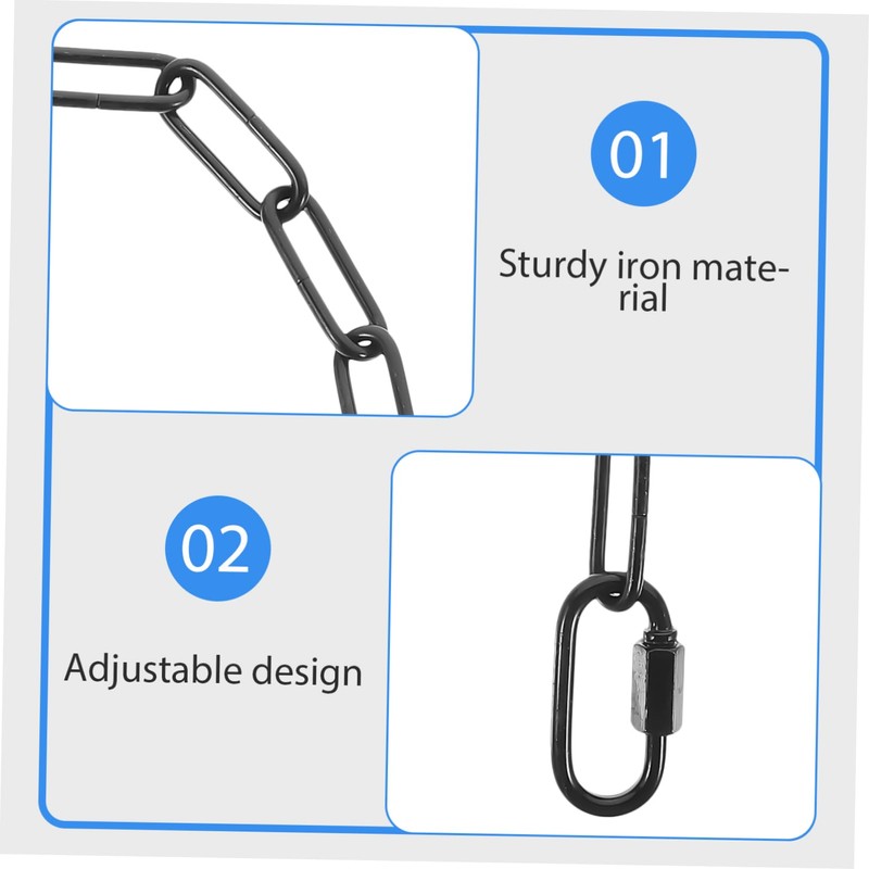 ULTECHNOVO 2Pcs Decorative Chain Extension for Pendant Lighting Fixture with