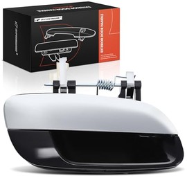 A-premium - Manija de Puerta Exterior Trasera Derecha del Lado del Pasajero Compatible con Hyundai Elantra 2001-2006, Carcasa Negra con Palanca Cromada, Reemplazo# 83660-2d500