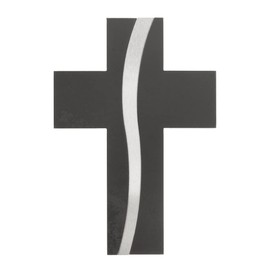 Fritz Cox® Stone Cross, High-Quality Handmade, Made in Germany, Modern Wall Cross Made of Stone (320094)