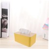 Alipis Pp Wood Desktop Tissue Box Napkin Storage Modern Design