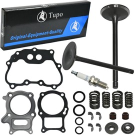 Tupo Kit de válvulas de motor de salida y junta de válvulas de admisión compatible con Honda TRX250 Recon 250 Sportrax 250 Juego de válvulas de resorte de culata ATV 2002-2024