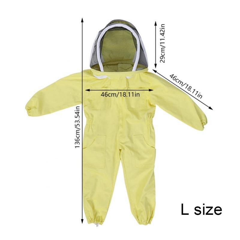 Child Beekeeping Suit Breathable Clothing Anti Bee Jumpsuit Protective Clothing