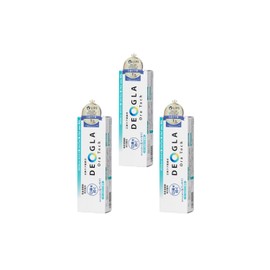 [New Package] [Set of 3] Deograoratech Original DEOGLA Ora Tech Fluorine-Free Toothpaste (3.5 oz (100 g) x 3 Bottles) Bad Breath Care (Made in Japan/ Mint Flavor) for Children and Adults