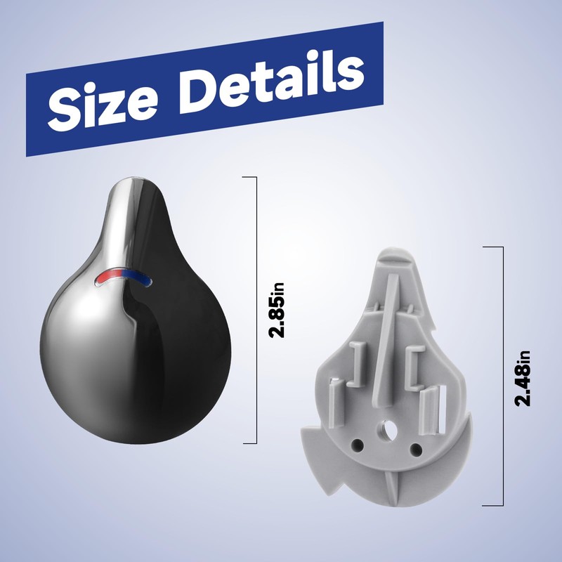 RP28595 Shower Handle Replacement Parts Temperature Control Knob for Delta