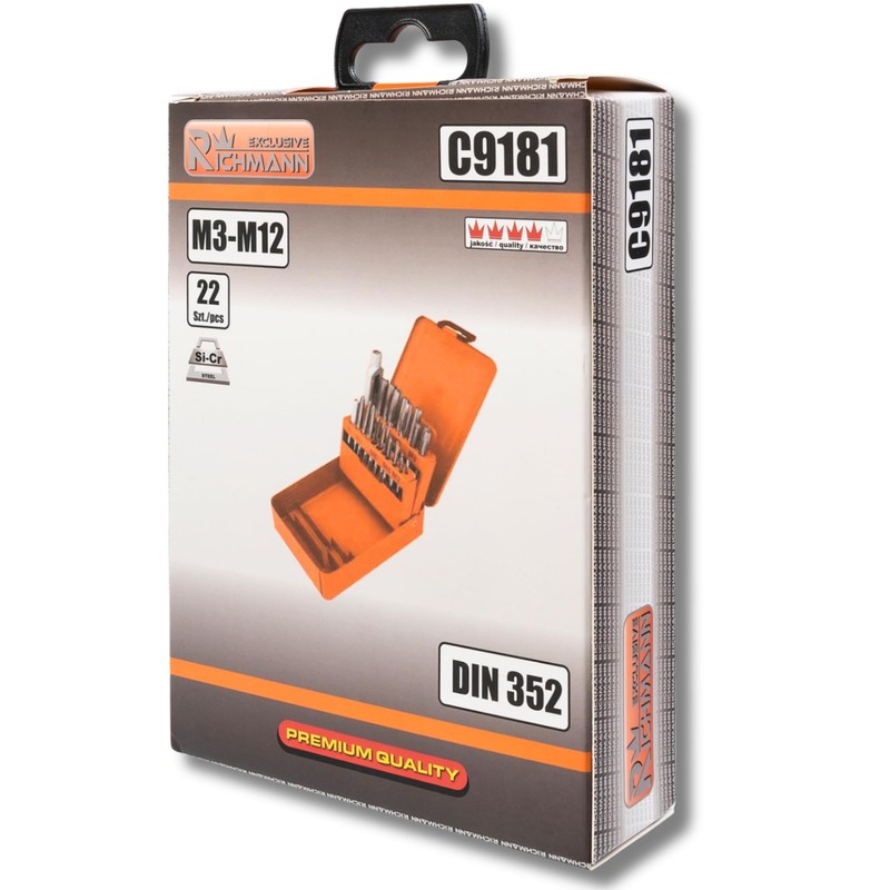 M3 - M12 Professional Tap and Die Set M5