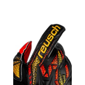 Reusch Attrakt Silver Junior Grip Goalkeeper Gloves Football Gloves for Children and Teenagers for Boys Girls Suitable for All Weather Conditions and Pitch Surfaces