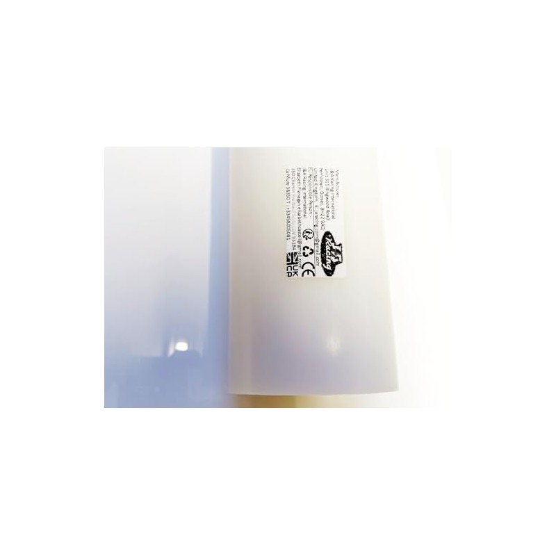 Delrin Plastic Rod Natural White 30mm Diameter x 300mm Long