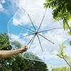 VALICLUD Automatic Opening Close, Transparent Pocket Umbrella, Easy to Carry,