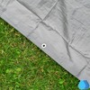 Grey Lightweight Tarpaulin - Multi-Purpose Waterproof Sheet for Outdoor Use,