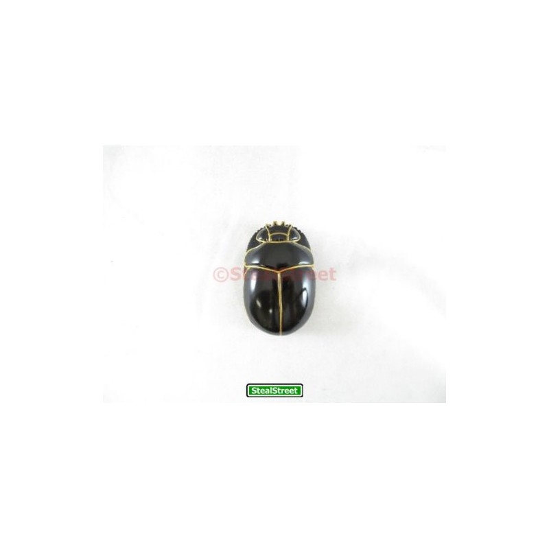 Egyptian Black Scarab Collectible Figurine