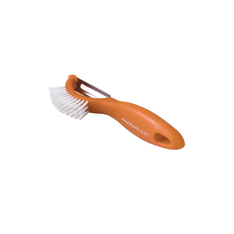 Rachael Ray Tools & Gadgets Veg-A-Peel 3-In-1 Tool, Orange -