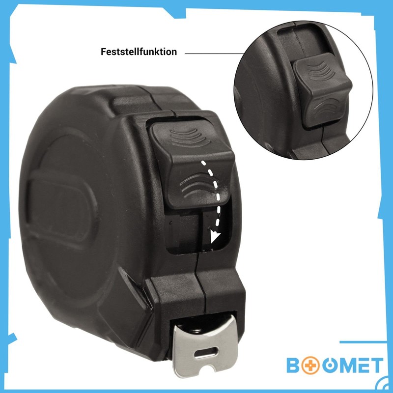 BOOMET Tape measure, tape measure, 5 m, measuring tape, roll