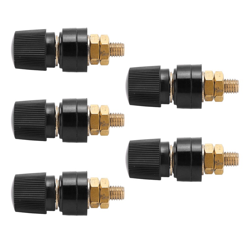 5Pcs Brass Binding Post Nickel Plated Inverter Terminal for Electronic