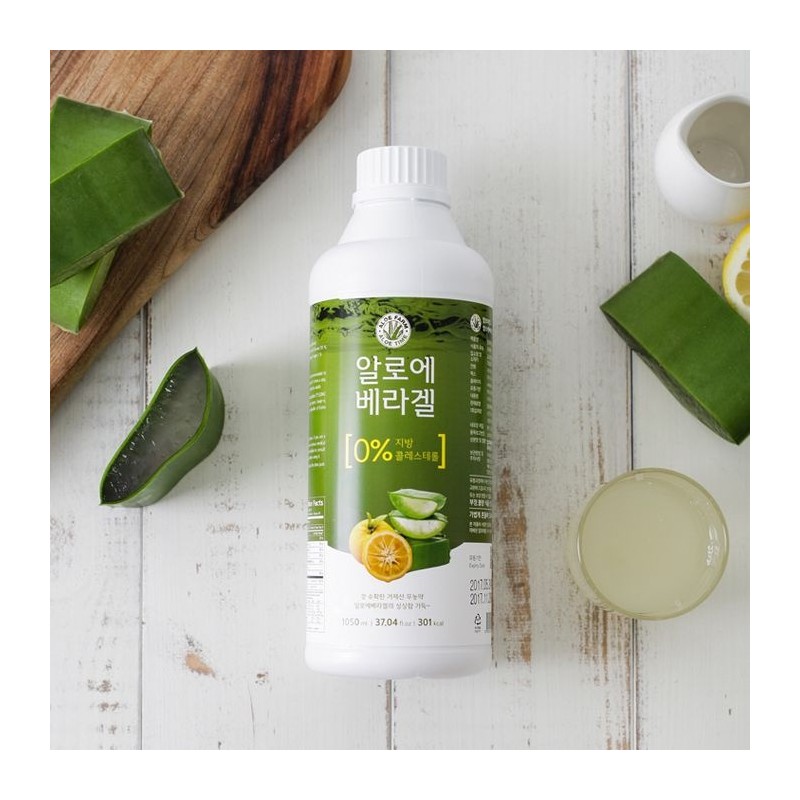 Farmer's Garden 5+1/Geoje Aloe Farm Aloe Vera Gel (1050mlx5bottles+1bottle) /