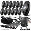 LEDMIRCY R1 Pure White LED Rock Lights Kit with Roker